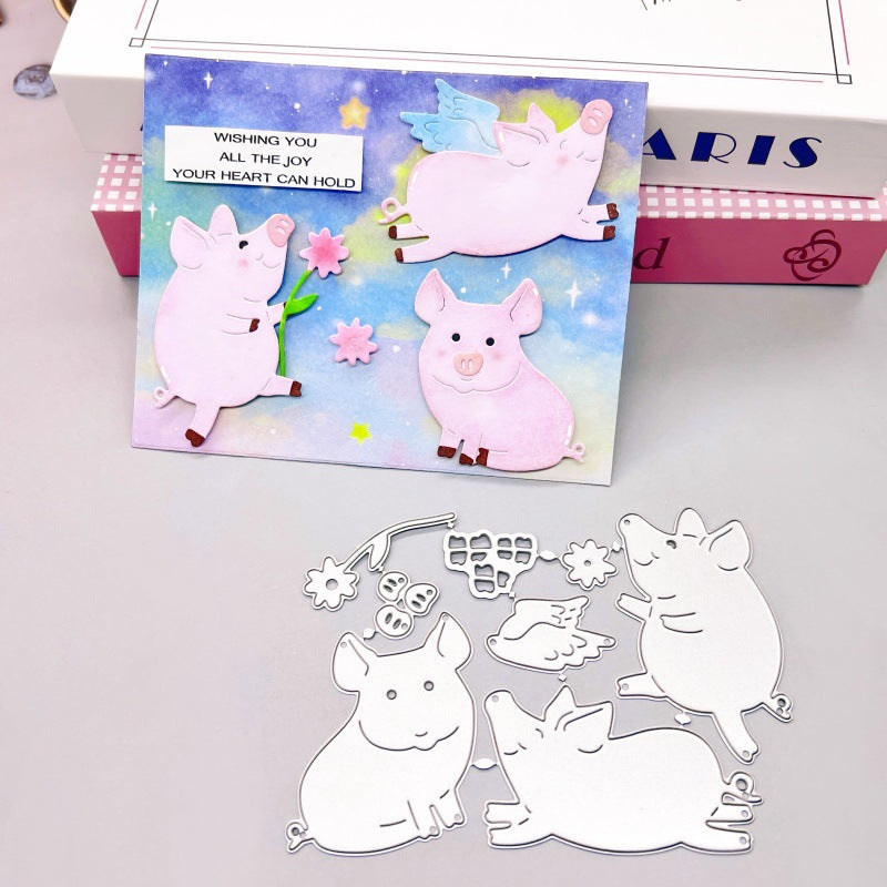 Three Cute Little Pigs Metal Cutting Dies