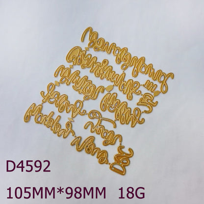 Christmas Stockings Metal Cutting Dies