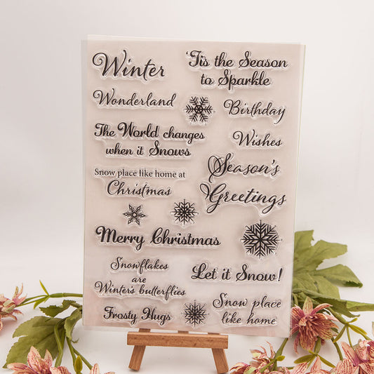 Christmas Wishes Clear Stamps