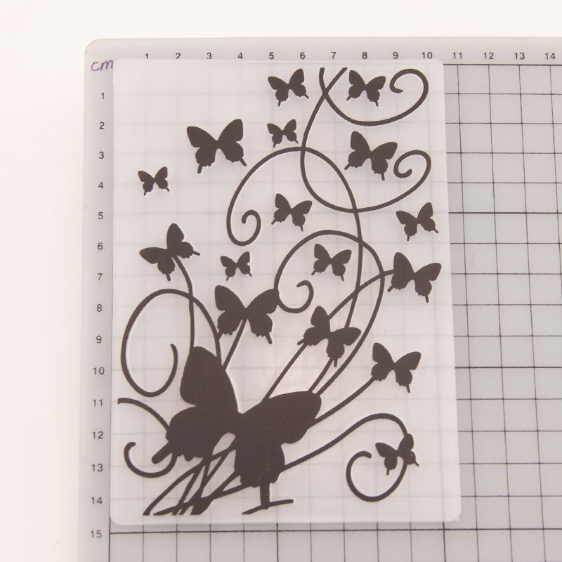 Butterfly Plastic Embossing Folder