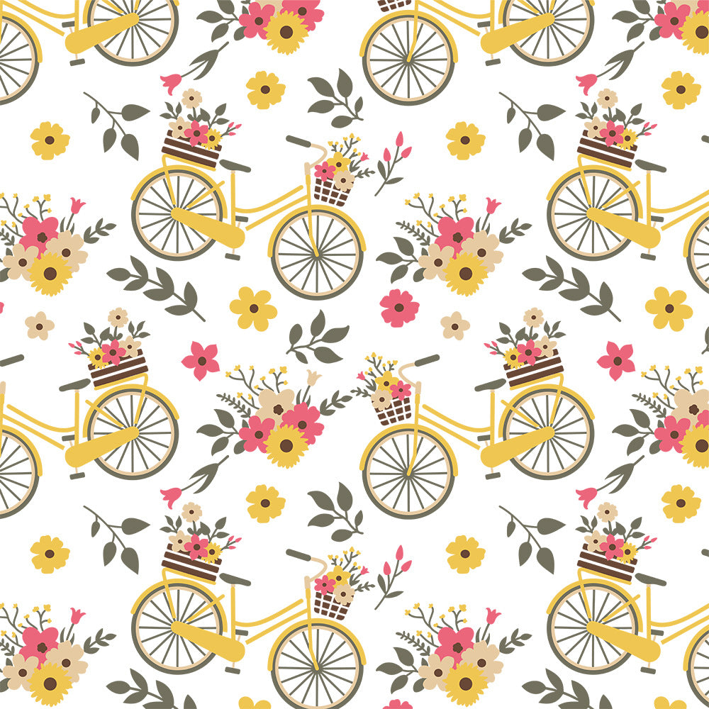 5 PCS Bicycle Pattern DIY Painting Hollow Stencil