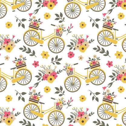 5 PCS Bicycle Pattern DIY Painting Hollow Stencil