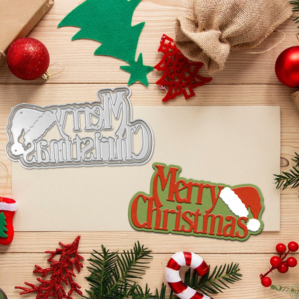 "Merry Christmas" Words Metal Cutting Dies