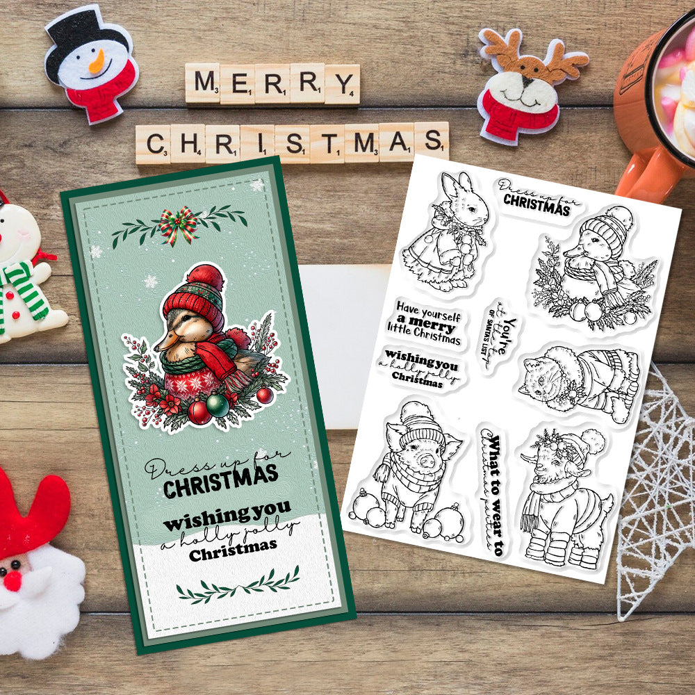 Christmas Animals Clear Stamps