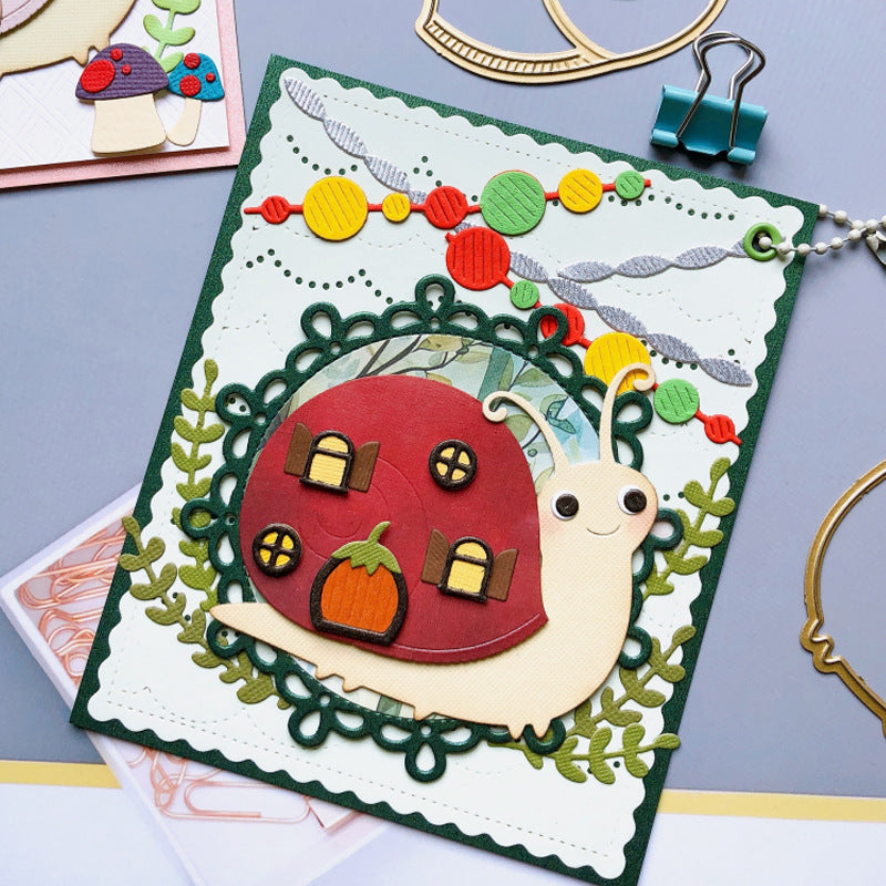Cute Snail Metal Cutting Dies