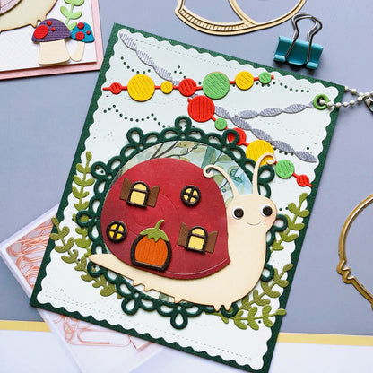 Cute Snail Metal Cutting Dies