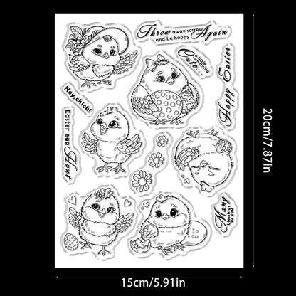 Easter Theme Dies & Stamps Set