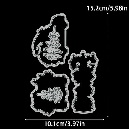 Christmas Gnome Car Dies & Stamps Set