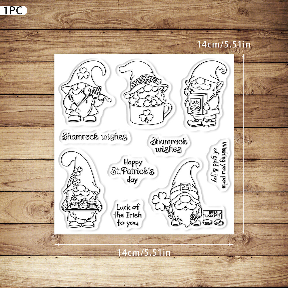 St. Patrick's Gnomes Clear Stamps