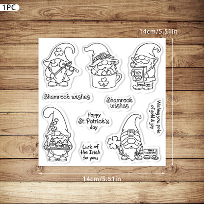 St. Patrick's Gnomes Clear Stamps
