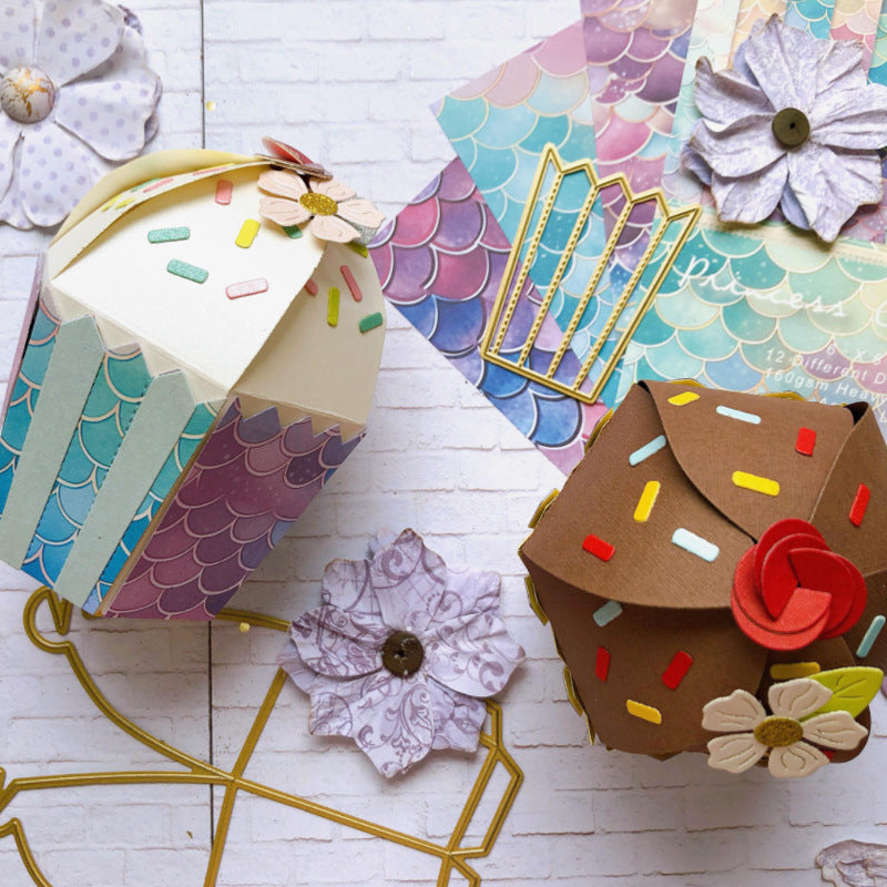 Cupcake Box Metal Cutting Dies