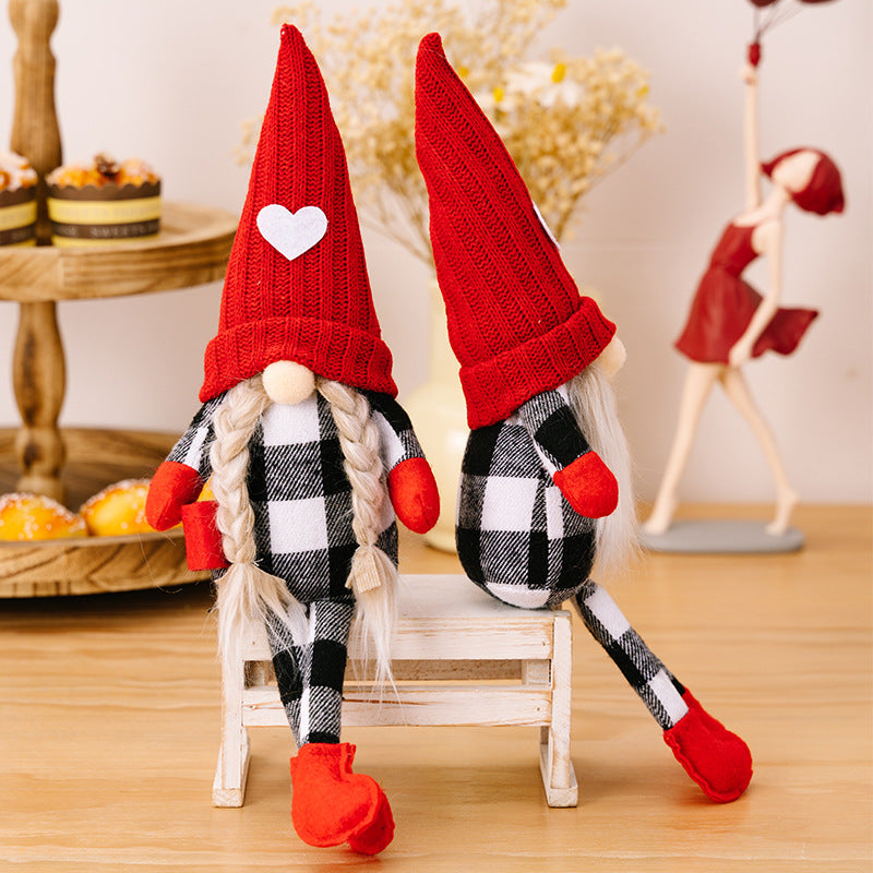 Christmas Gnome Plush Doll Decorations