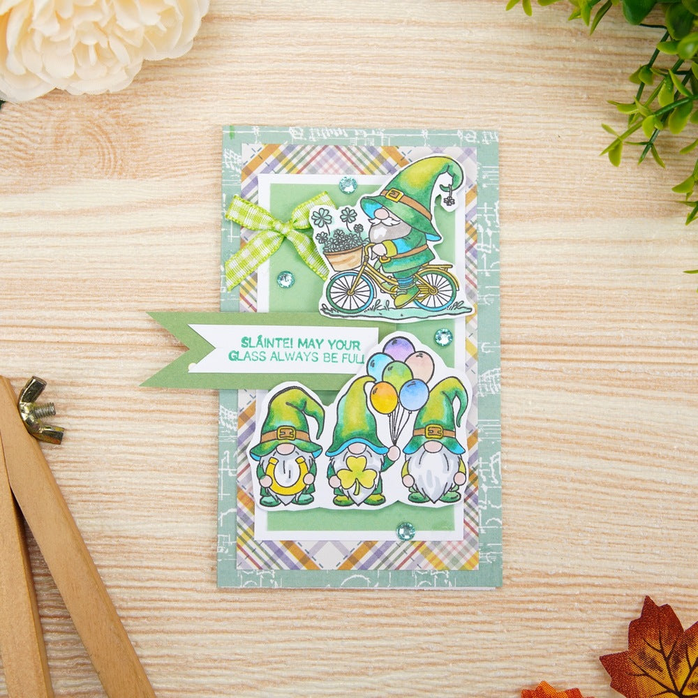 St. Patrick's Day Gnomes Clear Stamps