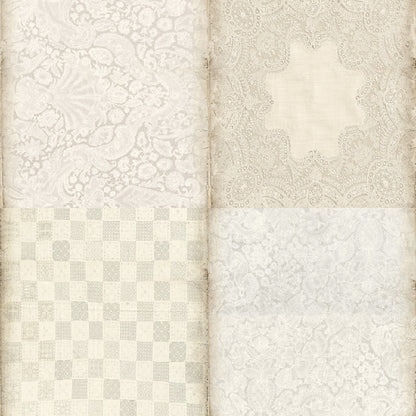 24PCS 6" Classic Lace Scrapbook Paper & Cardstock