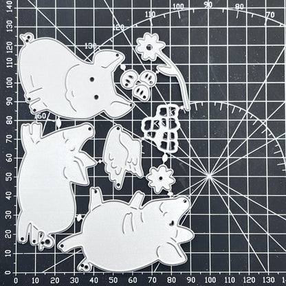 Three Cute Little Pigs Metal Cutting Dies