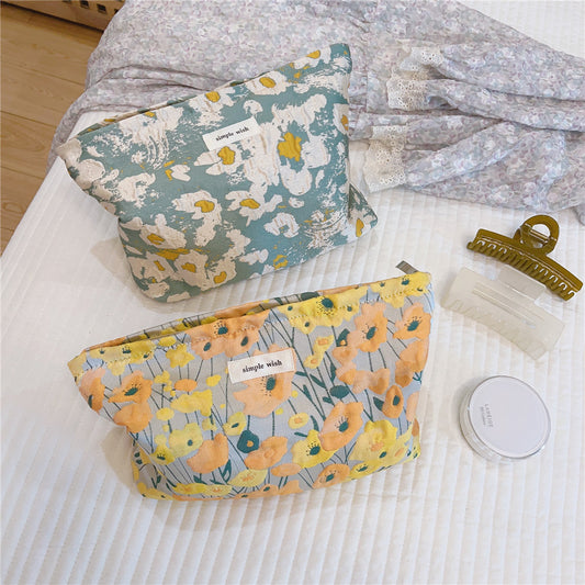 Fresh and Simple Travel Canvas Cosmetic Bag