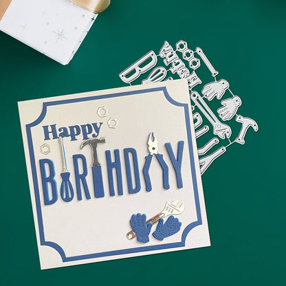 Birthday Cards Metal Cutting Dies