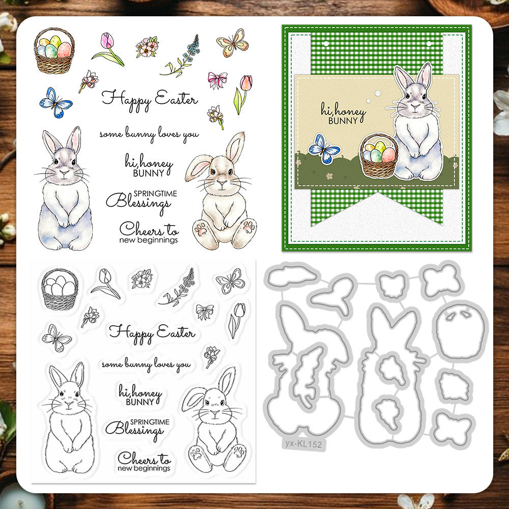 Easter Bunny Dies & Stamps Set