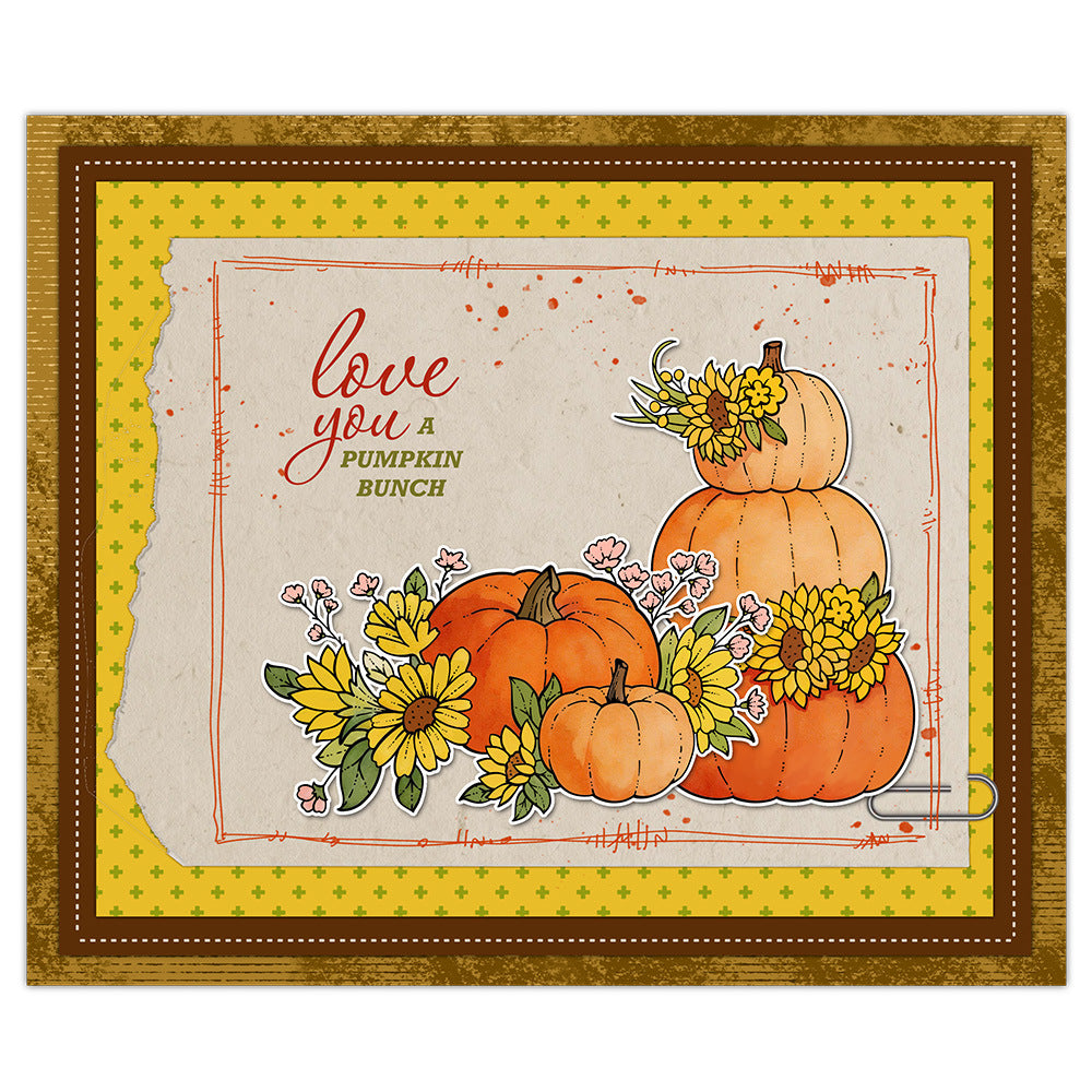 Autumn Pumpkin Dies & Stamps Set