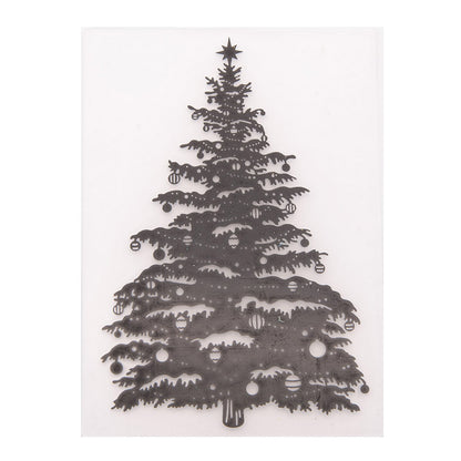 Christmas Tree Embossing Folder