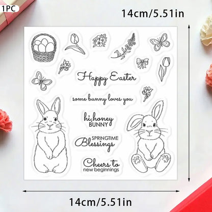 Easter Bunny Dies & Stamps Set