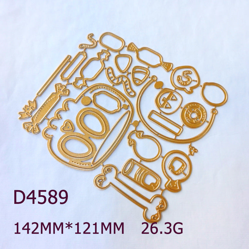 Skull Candy Basket Metal Cutting Dies