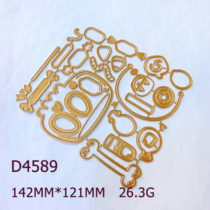 Skull Candy Basket Metal Cutting Dies