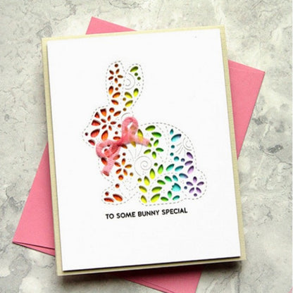 Cut-out Easter Bunny Metal Cutting Dies