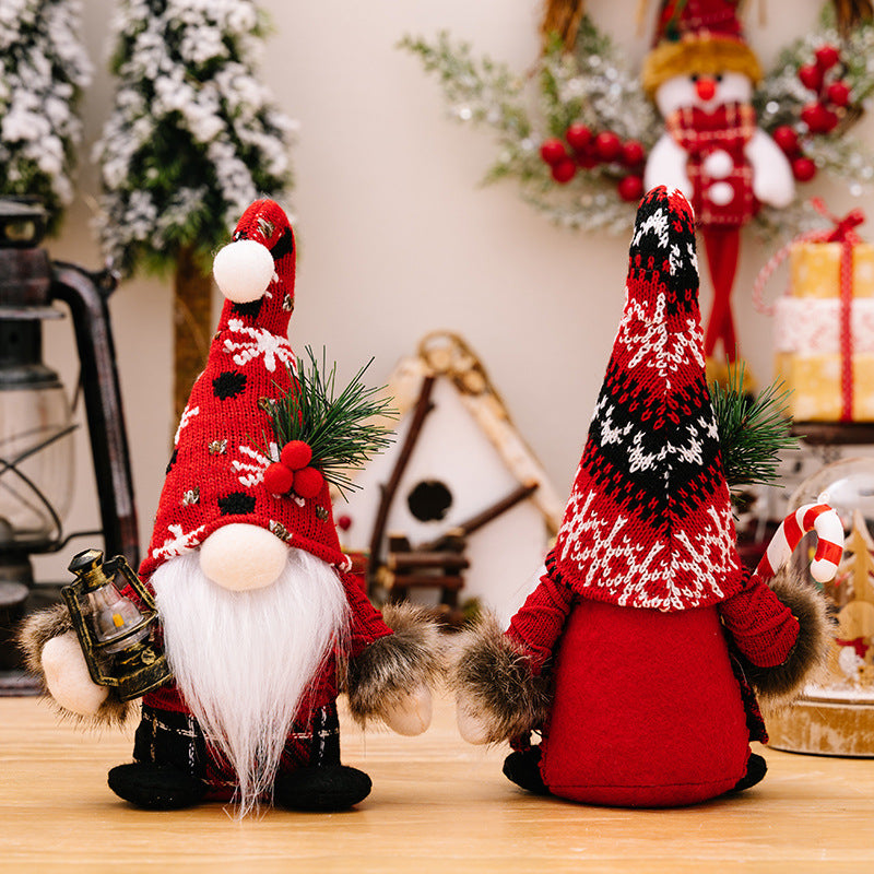 Christmas Gnome Plush Doll Decorations