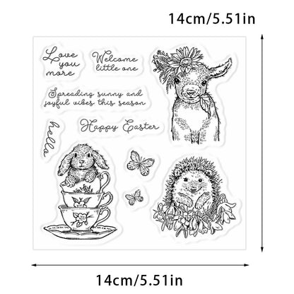 Easter Animals Clear Stamps
