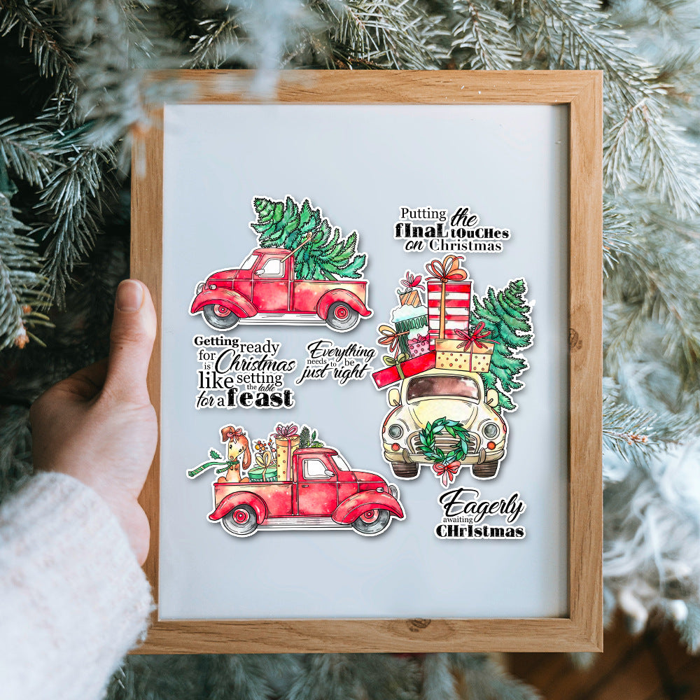 Christmas Gift Car Dies & Stamps Set