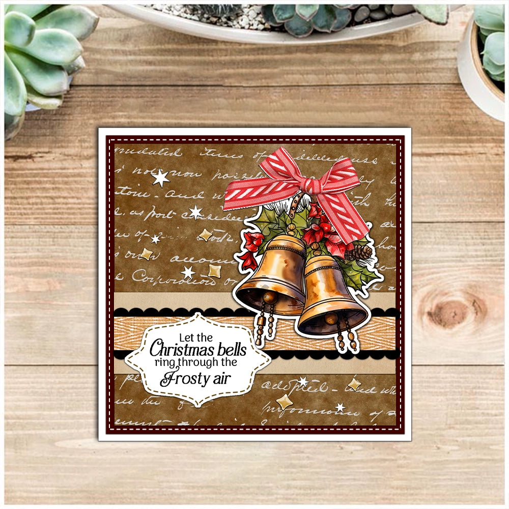 Merry Christmas Bells Clear Stamps