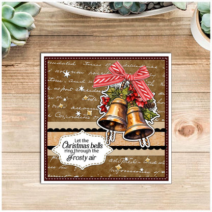 Merry Christmas Bells Clear Stamps