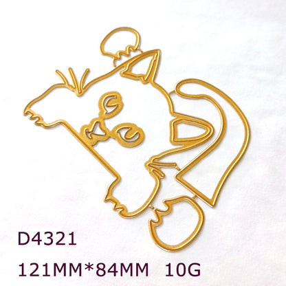Cat Shape Metal Cutting Dies