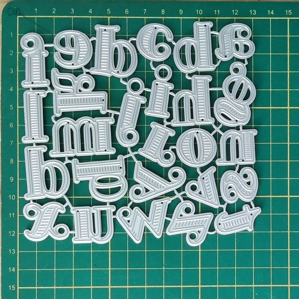 English Alphabet Metal Cutting Dies