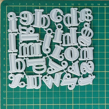 English Alphabet Metal Cutting Dies