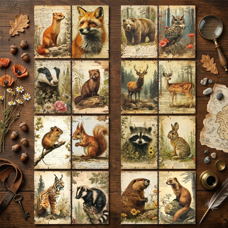 A5 Animal World Journal Scrapbook Paper