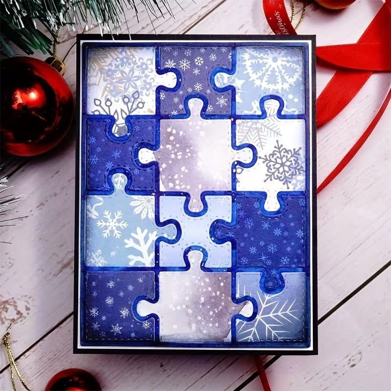 Creative Jigsaw Puzzle Background Board Cutting Dies
