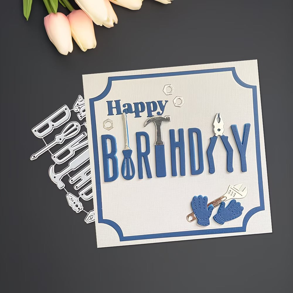 Birthday Cards Metal Cutting Dies