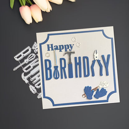 Birthday Cards Metal Cutting Dies