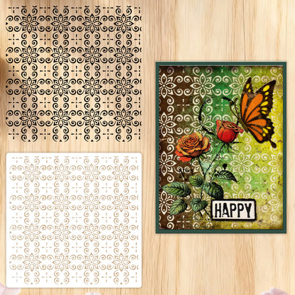1 PC Decorative DIY Painting Hollow Stencil