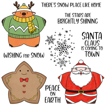 Santa Claus Star Dies & Stamps Set