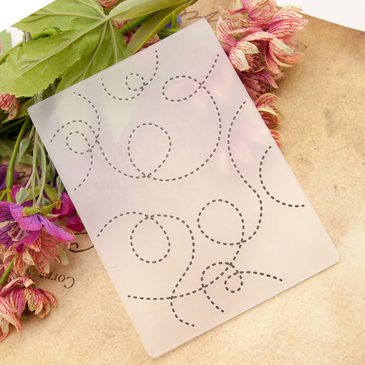 DIY Plastic Embossing Folder