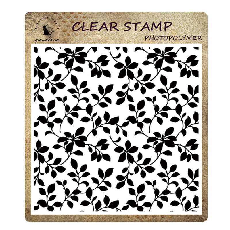 Retro Pattern DIY Scrapbook Clear Stamps