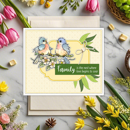 Birds On The Branch Dies & Stamps Set