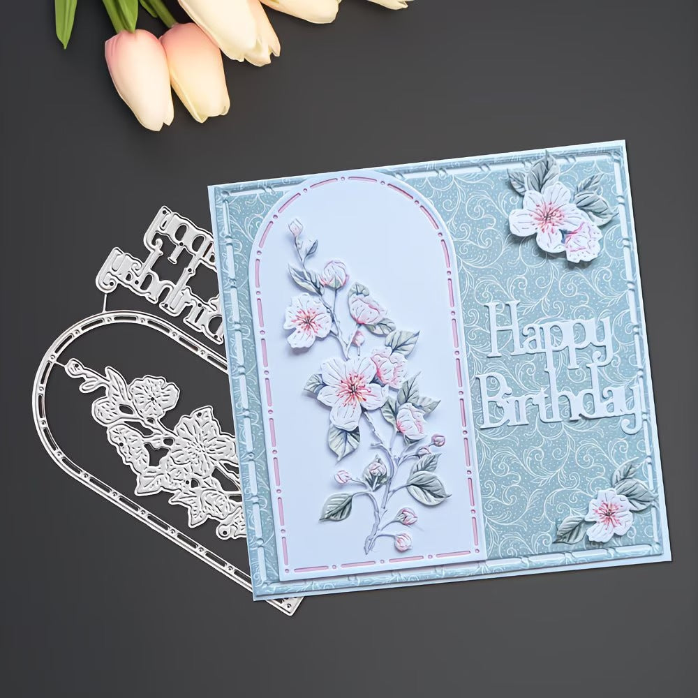 3D Flower Cutout Metal Cutting Dies