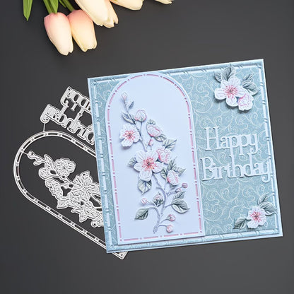 3D Flower Cutout Metal Cutting Dies