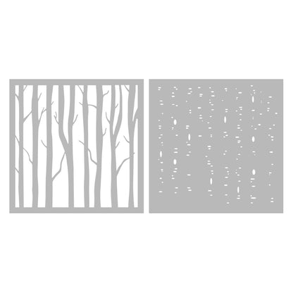 Tree Branches DIY Painting Hollow Stencil