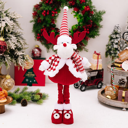 Christmas Retractable Long Legs Doll Ornaments