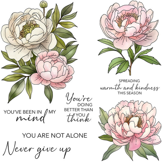 Beautiful Camellia Clear Stamps